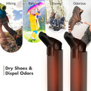 2-Shoe Electric Shoe Dryer with Portable Adjustable Warmer by LJGDeals