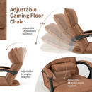 14-Position Adjusting Lazy Sofa Chair with Waist Pillow and Armrests by LJGDeals