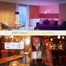 RGBCW MR16 5W Smart WIFI LED Light Bulb 4 Pack, Energy Saving RGBCW Color Changing 12V Outdoor LED Bulb Compatible with Alexa, Google Assistant, and Siri by Kings Outdoor Lighting