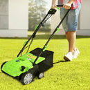13 Inch 12 Amp Electric Scarifier with Collection Bag and Removable Blades by LJGDeals
