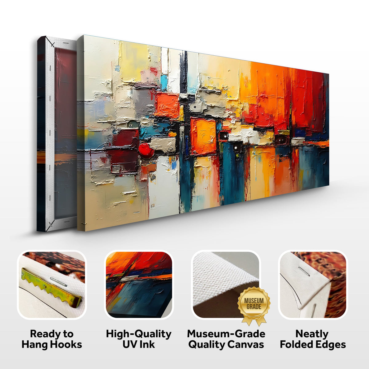 Colorful Abstract Wall Art II, photo 8 of 10
