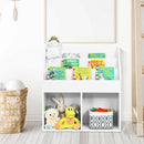 Kids Wooden Bookshelf Bookcase Children Toy Storage Cabinet Organizer-White by LJGDeals