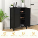 2-Door Bathroom Floor Storage Cabinet Space Saver Organizer by LJGDeals