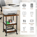 3-tier Adjustable Printer Stand with 360° Swivel Casters by LJGDeals