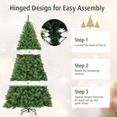 PVC Artificial Christmas Tree Premium Hinged by LJGDeals