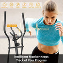Elliptical Exercise Machine Magnetic Cross Trainer with LCD Monitor by LJGDeals