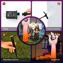 12 Feet Halloween Inflatable Decoration with Built-in LED Lights by LJGDeals