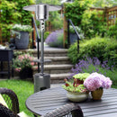 Outdoor Heater Propane Standing LP Gas Steel with Table by LJGDeals
