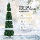 PVC Artificial Slim Pencil Christmas Tree by LJGDeals
