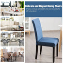 Set of 2 Fabric Upholstered Dining Chairs with Nailhead by DirectDeals