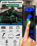LX10 Full Leg Compression Massager Upgraded, Forest Green