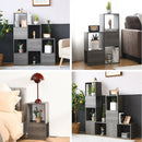 Freestanding Display Shelf for Living Room-Gray by LJGDeals