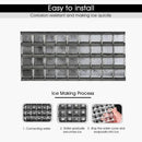 Compact Stainless Steel Ice Maker