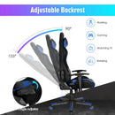 Adjustable Swivel Gaming Chair with LED Lights and Remote by LJGDeals