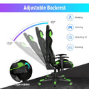 Adjustable Swivel Gaming Chair with LED Lights and Remote by LJGDeals