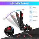 Adjustable Swivel Gaming Chair with LED Lights and Remote by LJGDeals