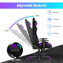 Adjustable Swivel Gaming Chair with LED Lights and Remote by LJGDeals