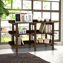 59 Inch Console Table with 3-tier Open Shelf for Front Hall Hallway and Foyer by LJGDeals