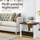 Accent Nightstand with Drawer and Open Shelf by LJGDeals