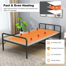 71 x 31 Inch Massage Bed Warmer Heating Pad with 5 Heat Settings by LJGDeals
