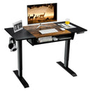 48 Inch Electric Sit to Stand Desk with Keyboard Tray by LJGDeals