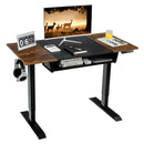 48 Inch Electric Sit to Stand Desk with Keyboard Tray by LJGDeals