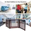 24 Inch Configurable Folding 3 Panel Wood Dog Fence by LJGDeals