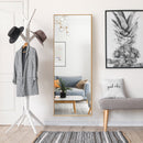 59 Inch Full Length Mirror Large Rectangle Bedroom Mirror-Golden