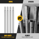 20 Feet Extendable Aluminum Snow Roof Rake with Anti-slip Handle by LJGDeals