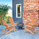 Eucalyptus Chair Foldable Outdoor Wood Lounger Chair by LJGDeals
