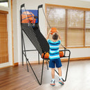 Foldable Single Shot Basketball Arcade Game with Electronic Scorer and Basketballs by LJGDeals
