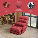 Folding Lazy Floor Chair Sofa with Armrests and Pillow by LJGDeals