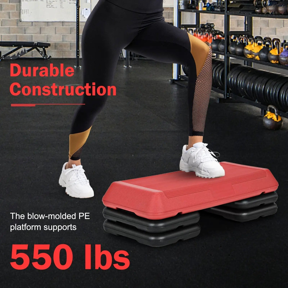 29 Inch Adjustable Workout Fitness Aerobic Stepper Exercise Platform, photo 24 of 24