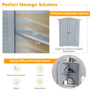 Bathroom Corner Storage Freestanding Floor Cabinet with Shutter Door by LJGDeals