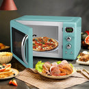 0.9 Cu.ft Retro Countertop Compact Microwave Oven by LJGDeals