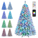 6 FT Smart Pencil Christmas Tree with RGB Lights & Music Sync