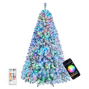 6 FT Smart Pencil Christmas Tree with RGB Lights & Music Sync
