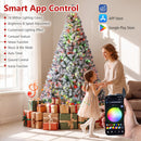 6 FT Smart Pencil Christmas Tree with RGB Lights & Music Sync
