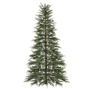 7.5 Feet Artificial Christmas Tree with Branch Tips and Colorful LED Lights by LJGDeals
