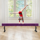 7.5 Feet High and Low Gymnastics Beam with 3 Heights-Purple by LJGDeals