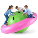 7.5 Foot Giant Inflatable Dome Rocker Bouncer with 6 Built-in Handles for Kids-Green by LJGDeals