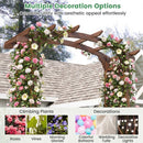 7.5 Ft Garden Arch Wooden Arbor Outdoor Wood Trellis for Climbing Plants by DirectDeals