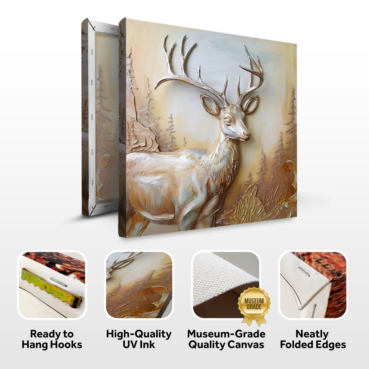 3D Deer Wall Art, photo 8 of 10