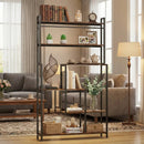 5-Tier Metal Display Shelf with LED Lights by 2Dropme