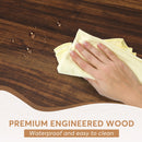 Wood Dining Table, Farmhouse 70.8" Kitchen Table for 6 People