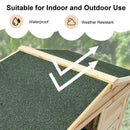 35 Inch Wooden Chicken Coop with Ramp by LJGDeals