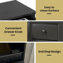 2PCS Nightstand W/2 Drawer Multipurpose by LJGDeals