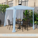 6.6 x 6.6 Feet Foldable and Easy-Setup Beach Canopy With Carry Bag by LJGDeals