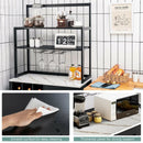 Kitchen Bakers Rack Freestanding Wine Rack Table with Glass Holder and Drawer by LJGDeals