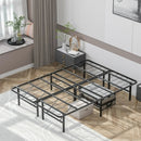 Twin/Full/Queen Size Foldable Metal Platform Bed with Tool-Free Assembly by LJGDeals